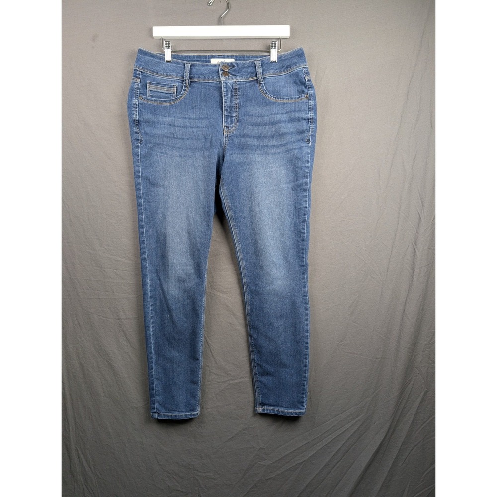Angels Forever Young Curvy‎ Skinny Blue Jeans Size 12 Women's